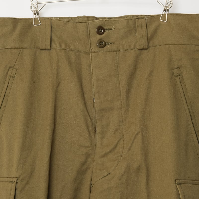 m47 後期　33 全国通販】DEAD STOCK 50s FRENCH ARMY”M47 CARGO PANTS 前期