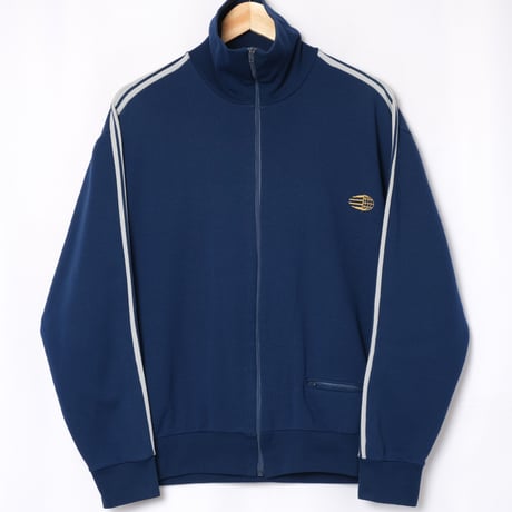 60s Vintage adidas Track Jacket World Mark Late Navy (Made in France)