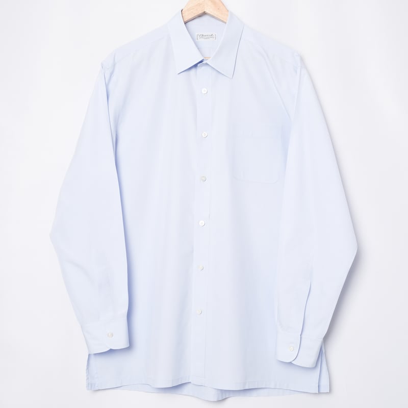 00s- Charvet Cotton shirt Blue（Made in France）