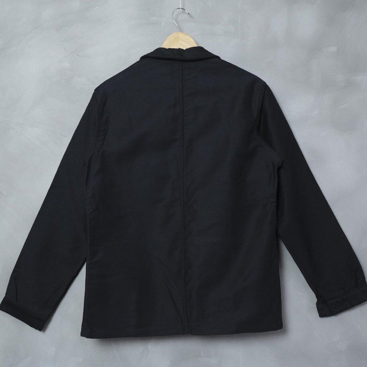 50’s LE MONT ST MICHEL ブラックモールスキン 40-50s Le Mont St Michel Black Moleskin Jacket（