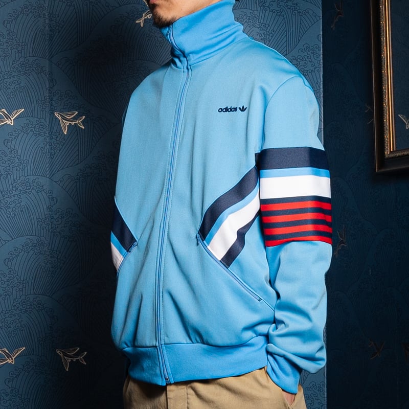 70-80s Vintage adidas Track Jacket Light Blue × 70-80s Vintage adidas Track Jacket Light Blue ×
