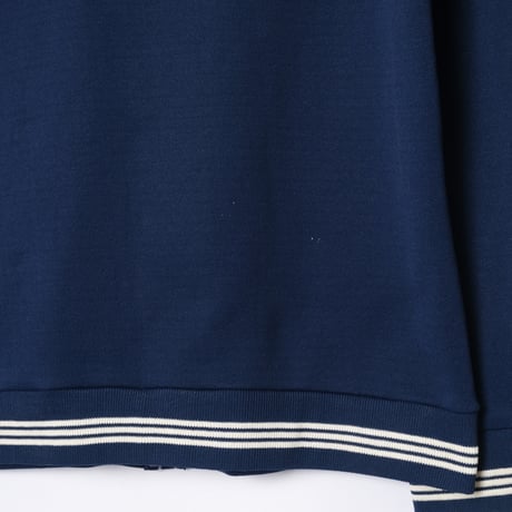 60s Vintage adidas Ventex Collarless Track Jacket Early World Mark Navy (Made in France)