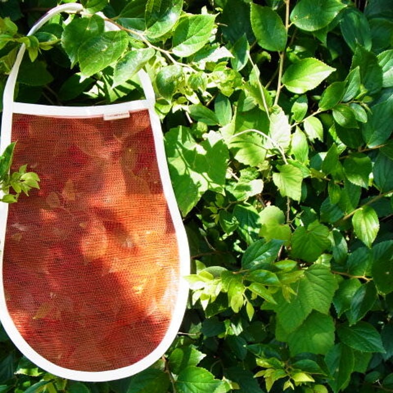 みかん網の手提 d.赤 | TARASUKIN BONKERS LABORATORY