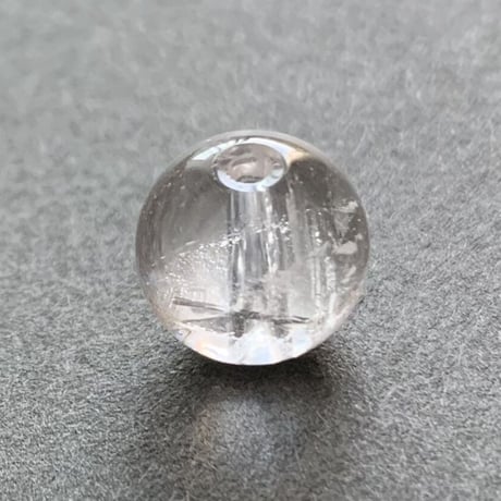 水晶＊ヒマラヤ マニカラン産 ／10mmビーズ1珠売り