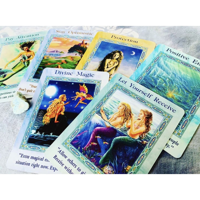 絶版/マーメイド&ドルフィンオラクルカード マーメイド&ドルフィンオラクルカード（日本語版説明書付）2020年改定