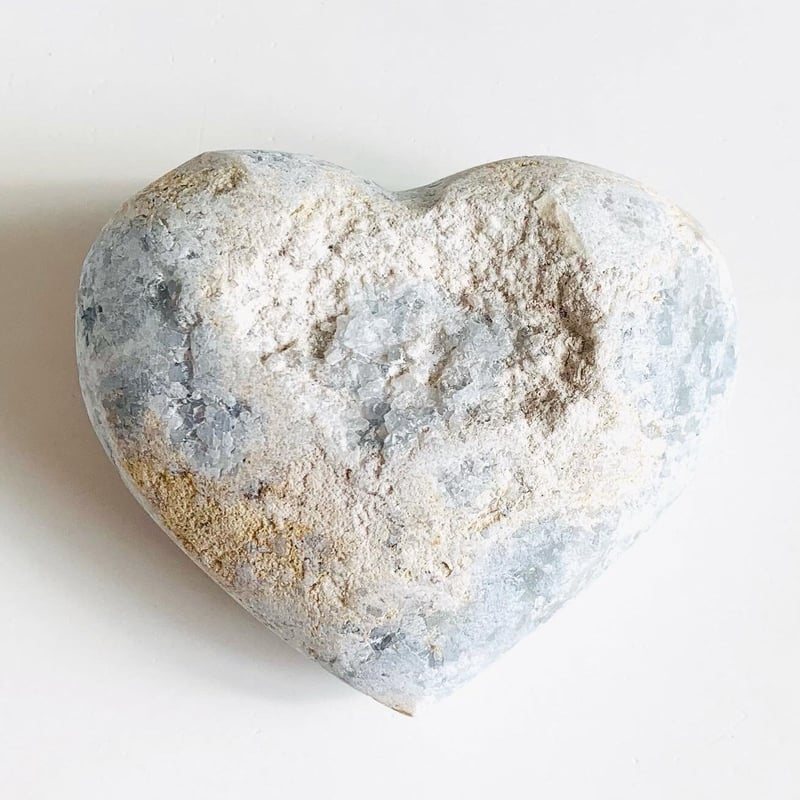 セレスタイト＊大きなハート | Crystal♪Garden