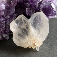水晶＊日本式双晶 (壱)／長崎県産