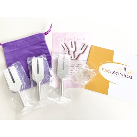 《BIOSONICS社正規品》エンジェル チューナー＊水晶ポイント&ポーチ付き