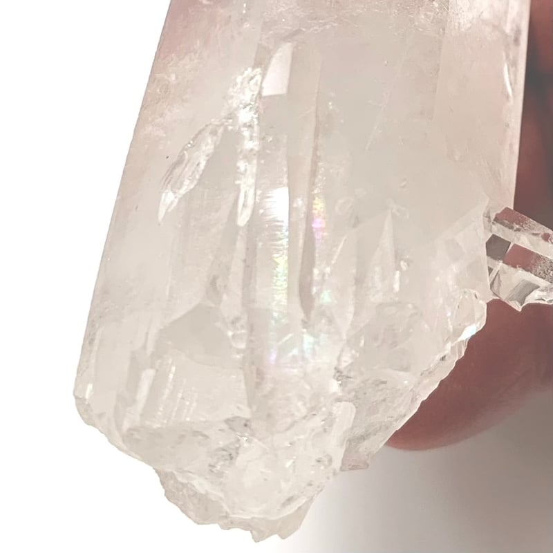 【セレクト品】水晶ポイント(流木台座付)114㎜45㎜ セレクト品】水晶ポイント(流木台座付)114㎜45㎜