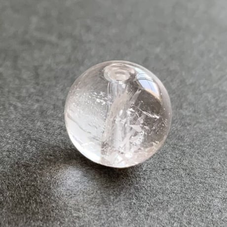 水晶＊ヒマラヤ マニカラン産 ／10mmビーズ1珠売り
