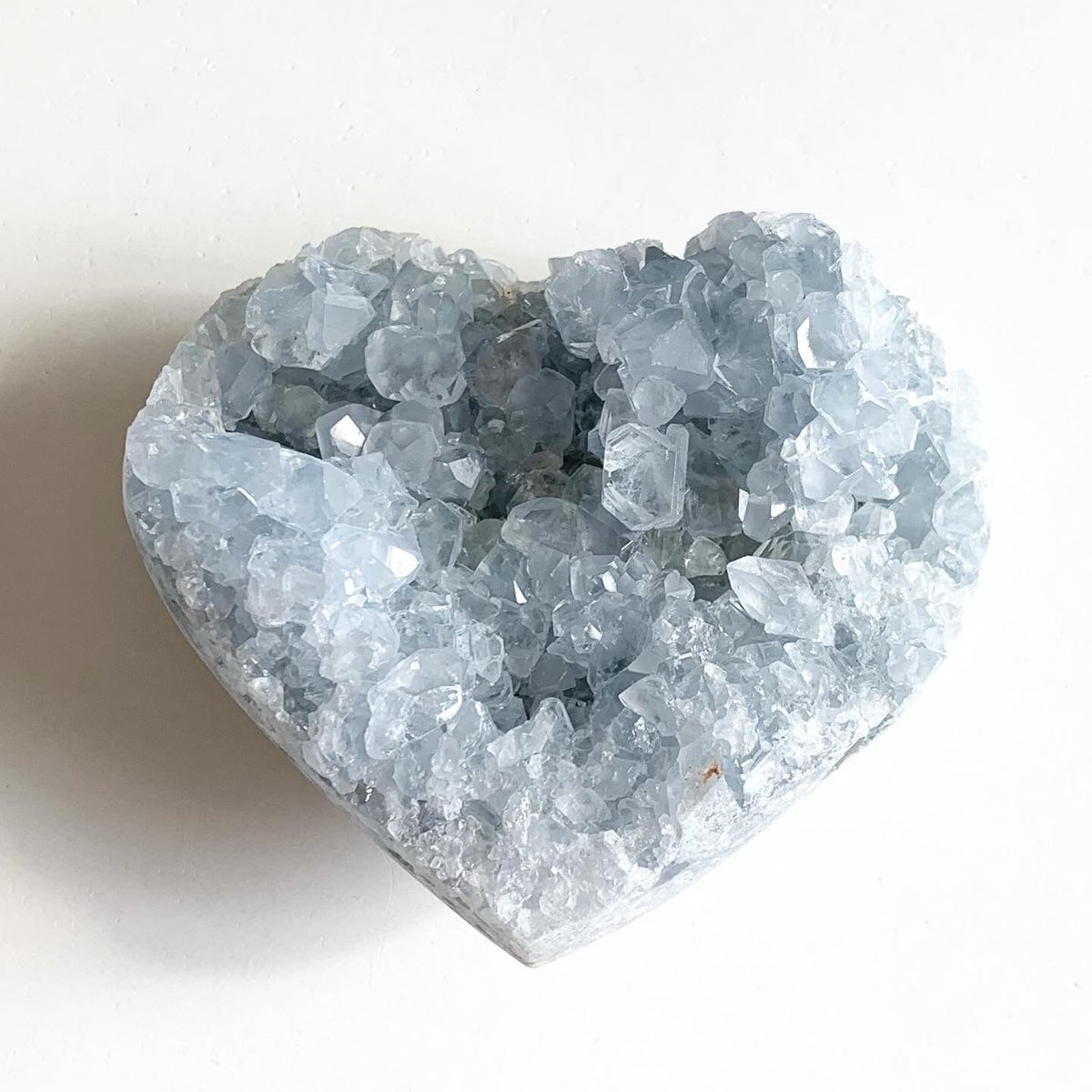 BIGサイズ　セレスタイト　ハート　高品質　つやつや BIGサイズ セレスタイト ハート 高品質 つやつや - メルカリ