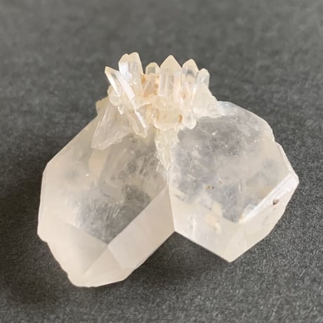 水晶＊日本式双晶 (壱)／長崎県産