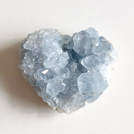 ラリマーハートとチャロシリカ❣️16cm ラリマーハートとチャロシリカ❣️16cm Flower×Larimar Necklace