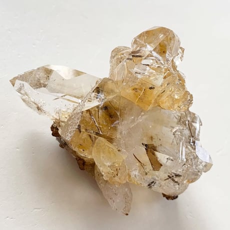 水晶 ゴールデンヒーラー＊クラスター／ヒマラヤ  ガネーシュヒマール産
