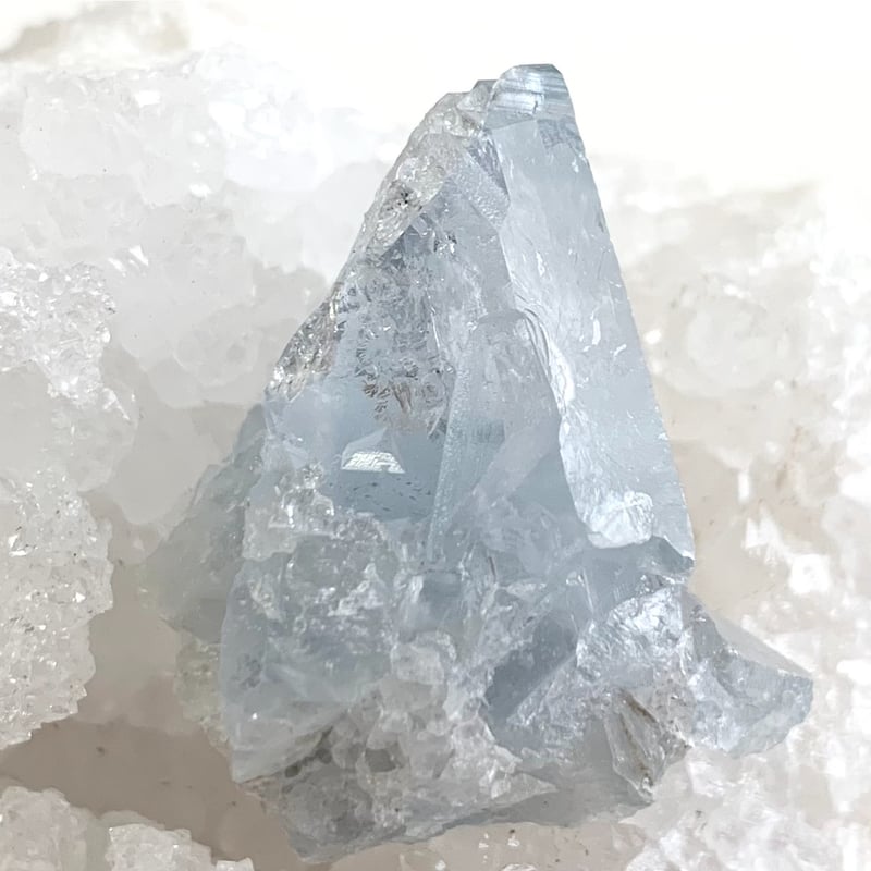 天然石 セレスタイト 原石 ジオード セレスタイトジオードのかけら＊原石結晶C | Crystal♪Garden