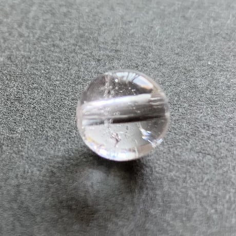 水晶＊ヒマラヤ マニカラン産 ／8mmビーズ1珠売り
