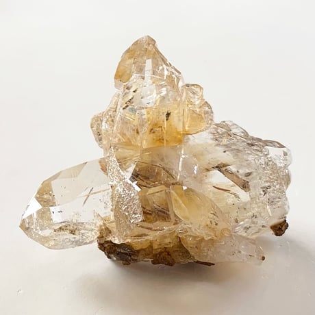 水晶 ゴールデンヒーラー＊クラスター／ヒマラヤ  ガネーシュヒマール産