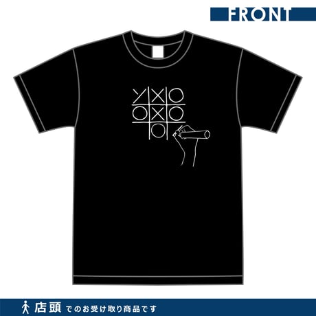 ※店頭受取※【5周年モデル】半袖Tシャツ（○×・ブラック）