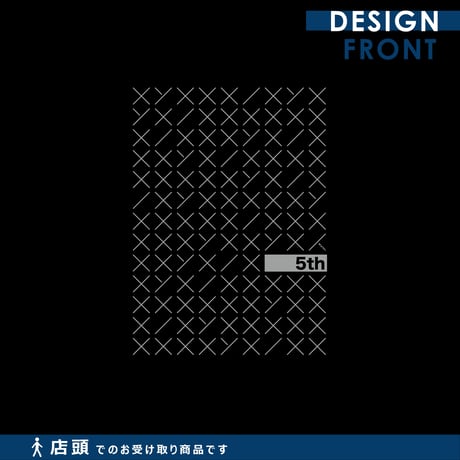 ※店頭受取※【5周年モデル】半袖Tシャツ（ソメノ5th・ブラック）
