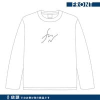 ※店頭受取※【5周年モデル】長袖Tシャツ（smnロゴ・ホワイト）