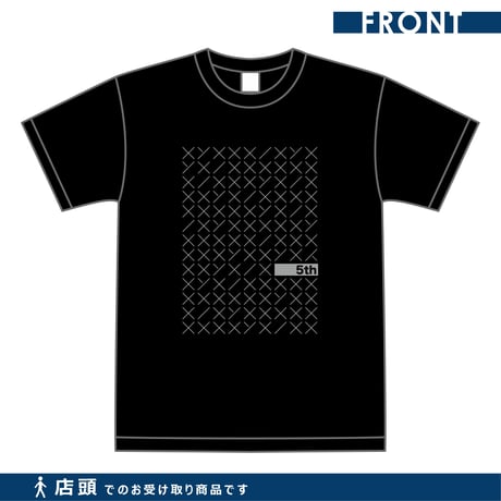 ※店頭受取※【5周年モデル】半袖Tシャツ（ソメノ5th・ブラック）