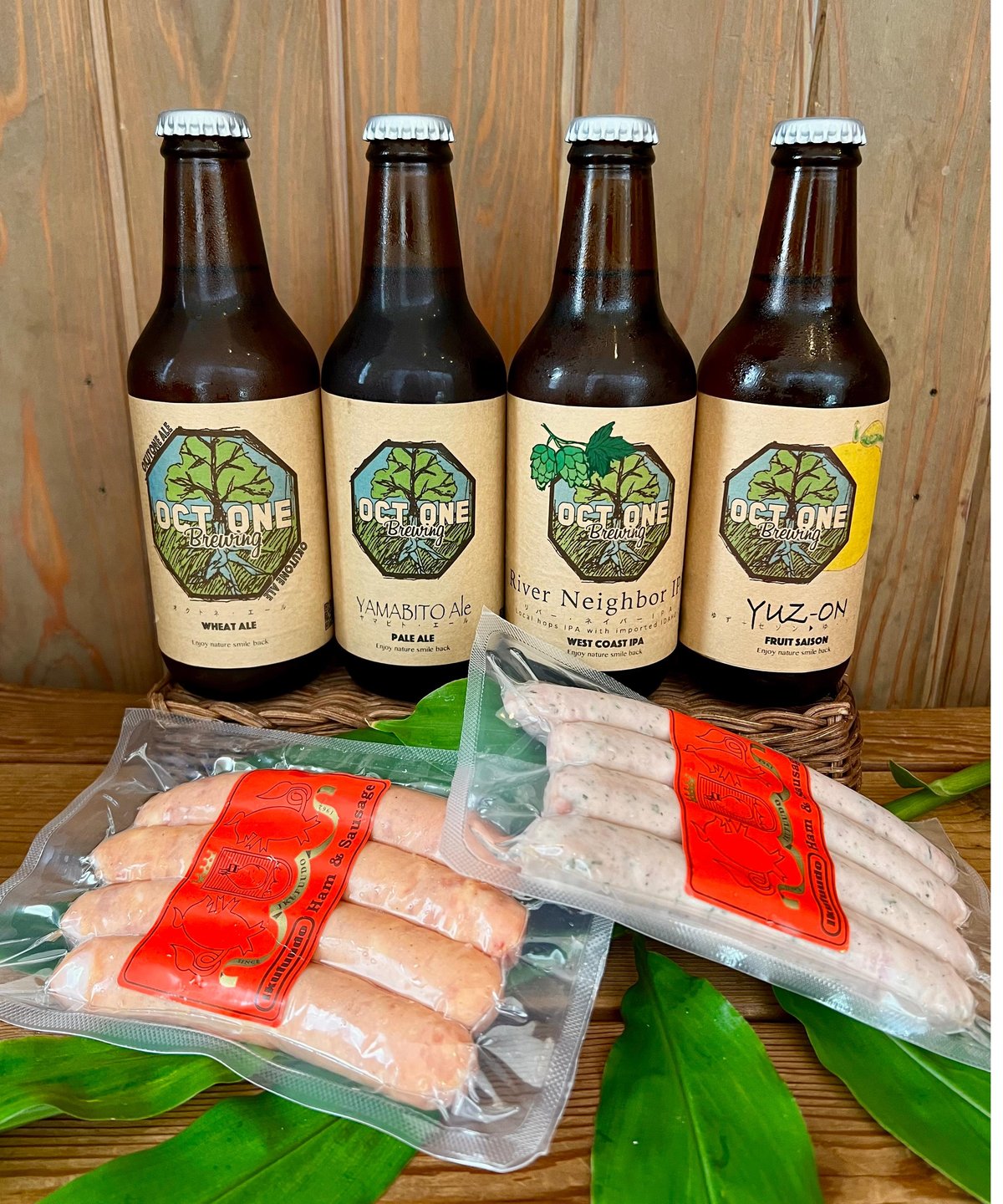 みなかみセット・育風堂の絶品ウインナー【瓶】 | OCTONE Brewing