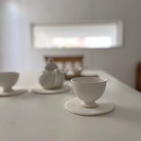 白いコースターセット