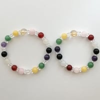 厄除・招福　七色石（なないろいし）念珠（小）