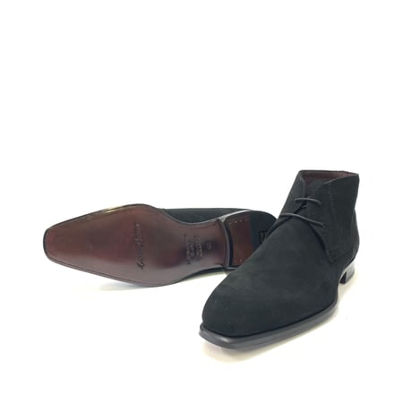 ビジネスシューズ | チャッカ－ブーツ | イタリア製 | 本革 | AristoPrimo （アリストプリモ）| A85 Black Suede