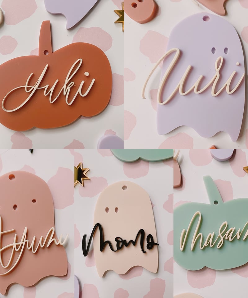 ハロウィンキーホルダー｜ハロウィンタグ|Halloween Basket Tags|Hallo