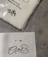 布の月齢カード　BABY MILESTONE CARD