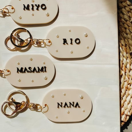 レジン オーダー 虚しく 文字入れキーホルダー ♡こうやあかりさま♡ 