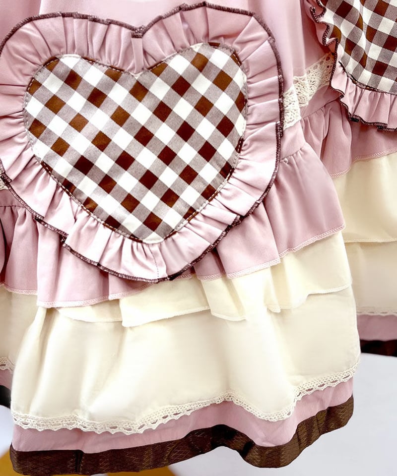 【シャーウー・ドリーム】ベリーミルフィーユロリィタワンピース チェリー 甘ロリ d.Alice】リトルチェリー ワンピース ロリィタ | d.Alice