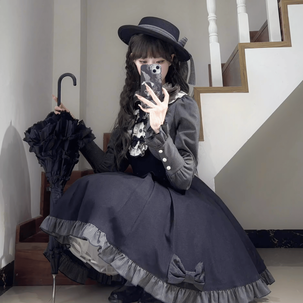 d.Alice】ストライプジャケット付き ワンピース | d.Alice (ディー