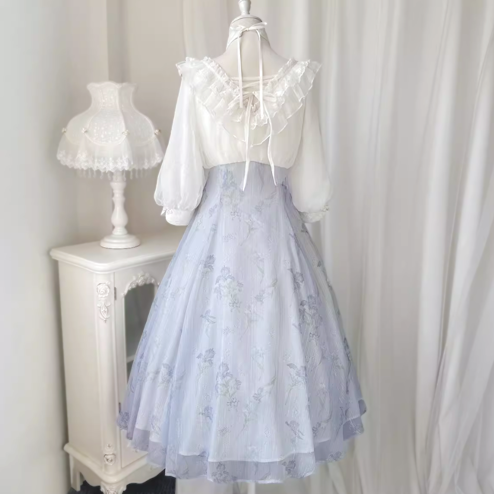 d.Alice】 アイリス ワンピース ライトブルー | d.Alice (ディー