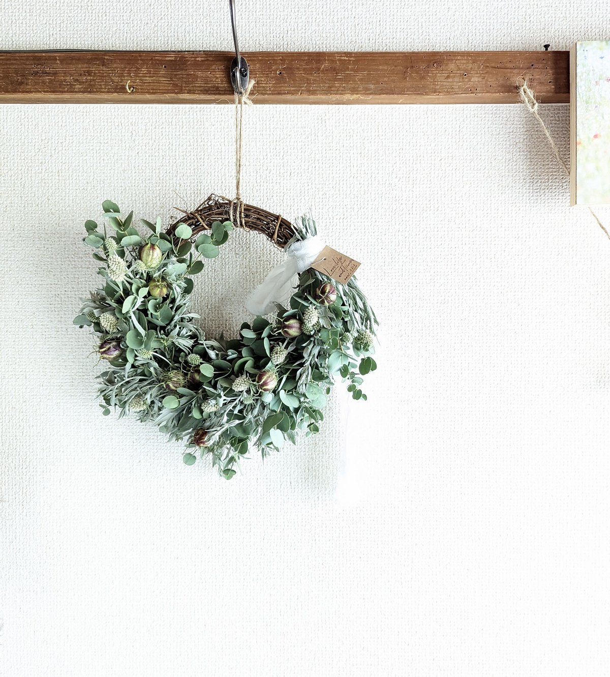 ドライフラワー★グリーンの爽やかリース★エリンジューム癒し♪インテリア♪1点物♪ 楽天市場】エリンジューム グリーン (エリンジウム) / ドライ