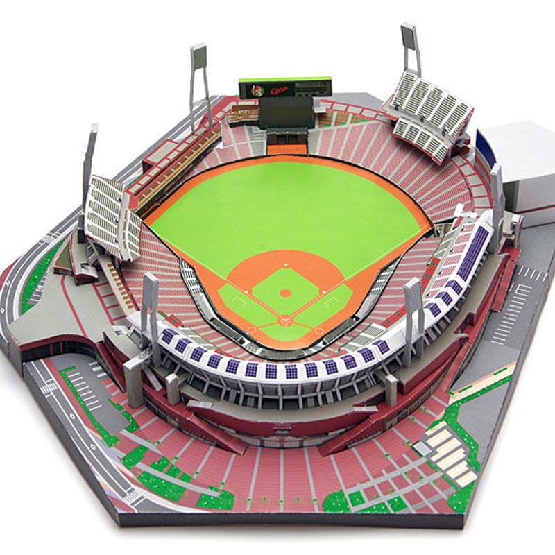 つくる ぴあペーパークラフト MazdaZoom-Zoomスタジアム広島 | Paper Cr