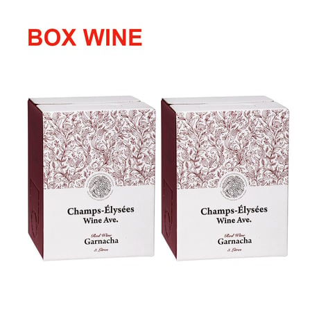 いつでも開けたてのおいしさ！高級自然派BOXワイン（赤）【シャンゼリゼ ワインアベニュー・オリジナル】（3L）２箱セット