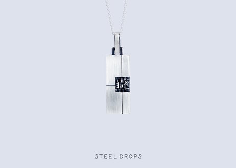 STEEL DROPS SF ネックレス シルバー ペンダント ハンドメイド STEEL DROPS SF ネックレス シルバー ペンダント ハンドメイド