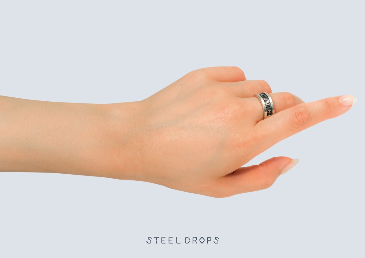 INTERFACE RING silver | STEEL DROPS ONLINE STORE