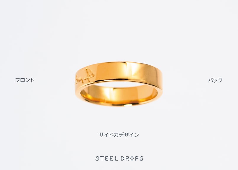 HIEROGLYPH RING 「アヌビス神」silver 18kgp | STEEL DRO