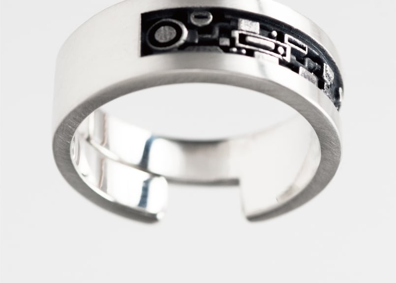 INTERFACE RING silver | STEEL DROPS ONLINE STORE