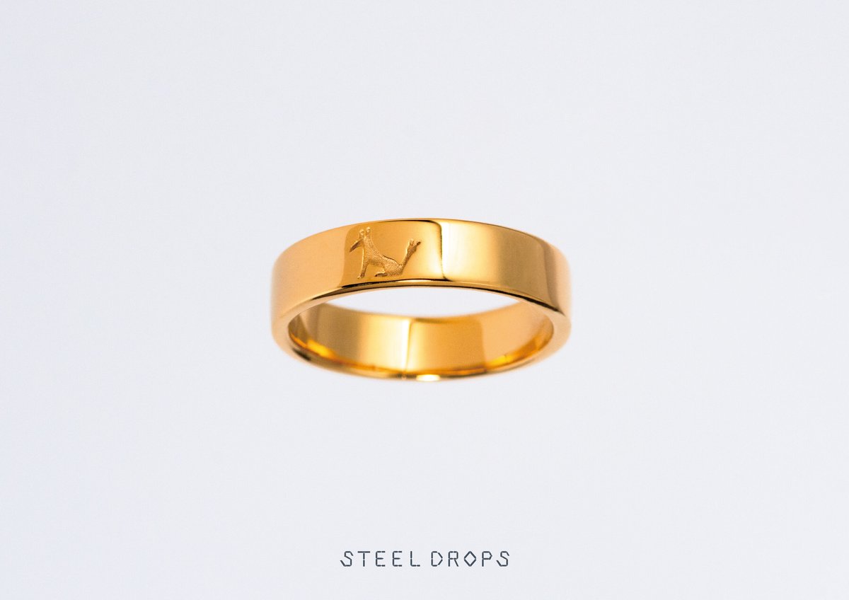 HIEROGLYPH RING 「セト神」silver 18kgp | STEEL DROPS