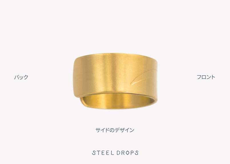  ヒエログリフ リング　5号 三日月」ヒエログリフリング | STEEL DROPS ONLINE STORE