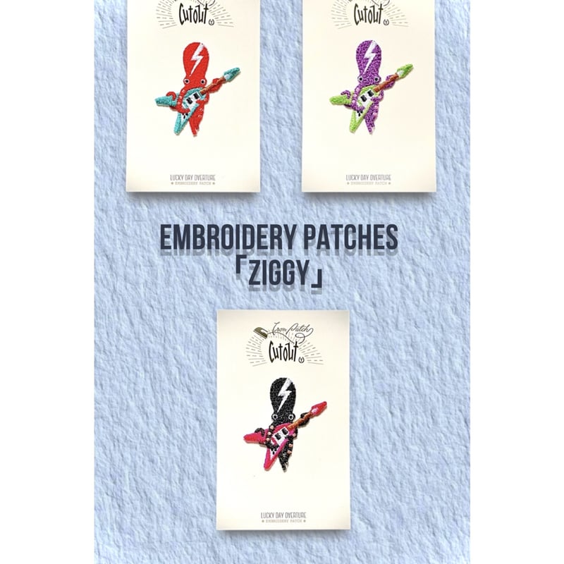 刺繍ワッペン用デザイン 刺繍ワッペン「ZIGGY」 | BAD COMPANY_WORK