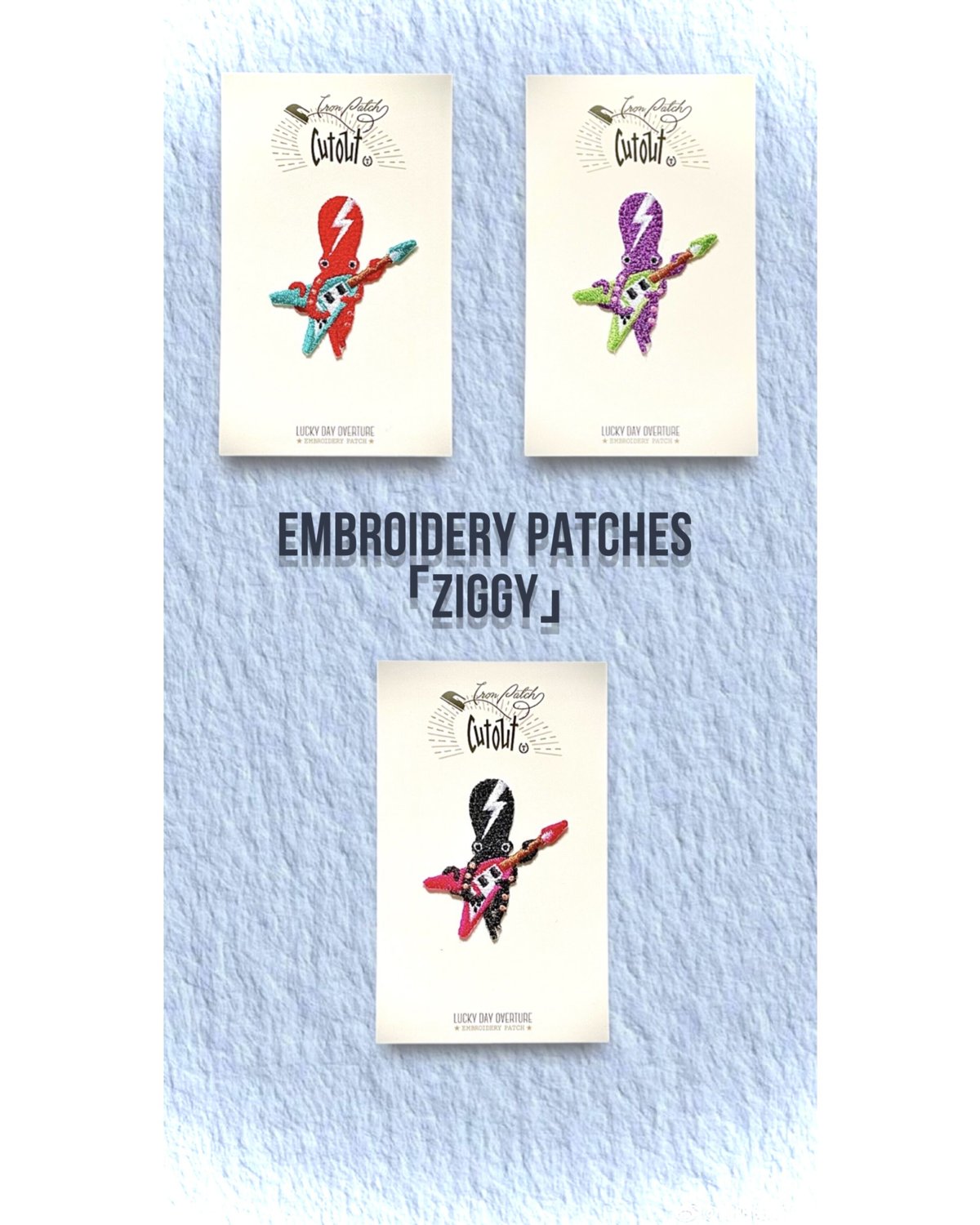 刺繍ワッペン「ZIGGY」 | BAD COMPANY_WORK 刺繍ワッペン「ZIGGY」 | BAD COMPANY_WORK