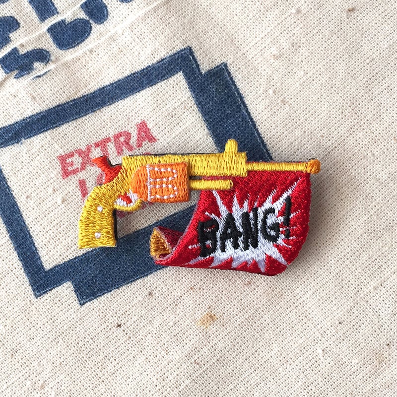 CUTOUT PINS / カットアウト・ピンズ 「BANG」 | BAD COMPANY_WORK