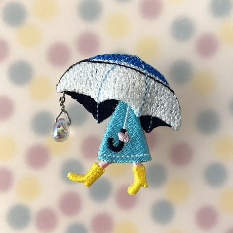 マシュマロバニーブローチ にじ画廊