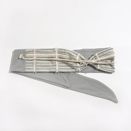 MESH HAIR BAND <BLOCK BEIGE>