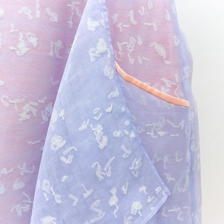 PAPER TAPE TIGHT SKIRT<PINK>